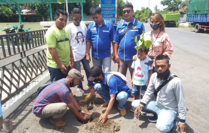 1500 Bibit Pohon dari Asosiasi Pewarta Situbondo