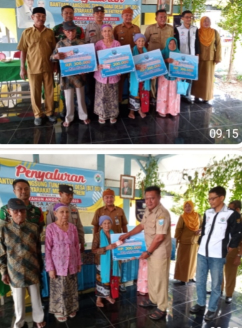 79 Warga Desa Sembagus Kecamatan Kraksaan Terima BLT Triwulan ke IV Tahun 2023 