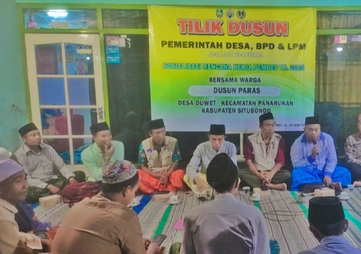 Babinsa Duwet, Serka Sudarmanto Ikuti Tilik Dusun