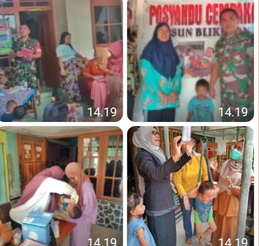 Babinsa Koramil 0823/05 Panarukan Menjadi Pilar Utama dalam Pendampingan Posyandu Desa Paowan 