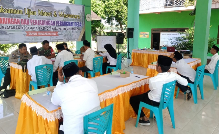 Babinsa Koramil 0823/06 Kendit Hadiri Giat Seleksi Kepala Dusun