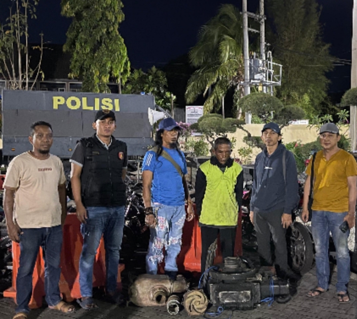 Berkali - kali Nyolong, Maling Mesin Pompa Berhasil Ditangkap Resmob Polres Situbondo
