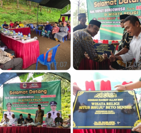 Bupati Bondowoso Resmikan Situs Wisata Religi 