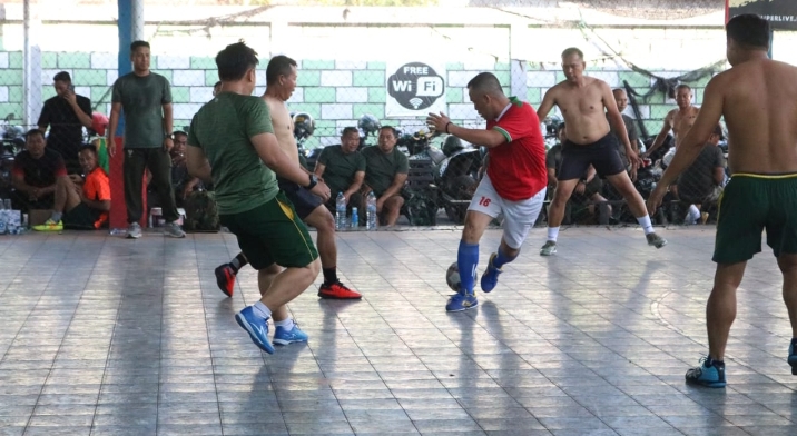 Dalam Rangka HUT TNI 78, Kodim Probolinggo Gelar Turnamen Futsal