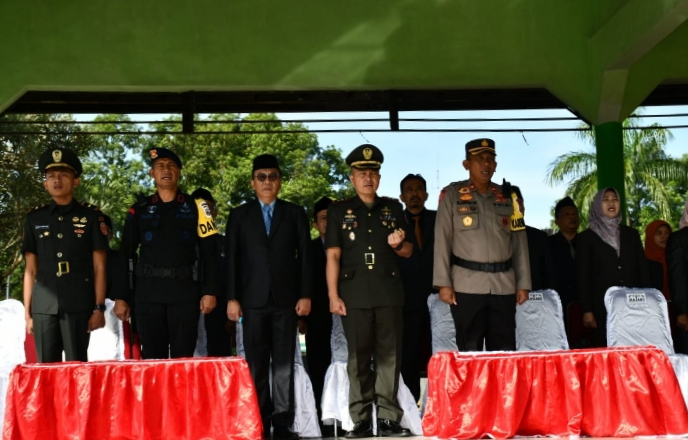 Dandim 0822 Bondowoso Hadiri Upacara Peringatan Hari Otonomi Daerah Ke XXVII