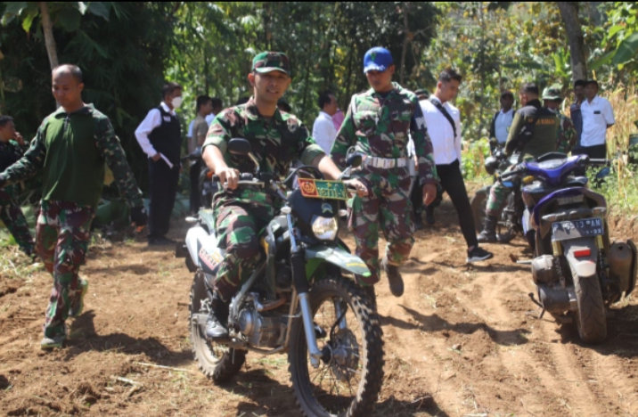 Forkopimda Situbondo Cek Lokasi TMMD di desa Campoan