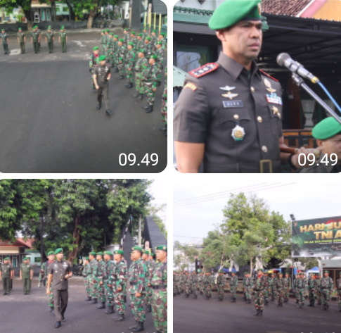 Dandim 0823 Situbondo Pimpin Upacara Hari Juang TNI AD ke 79 Tahun 2024