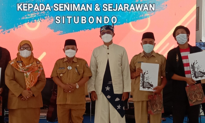 Para Seniman dan Pencipta Lagu di Situbondo Dapat Penghargaan dari Bupati di Pendopo