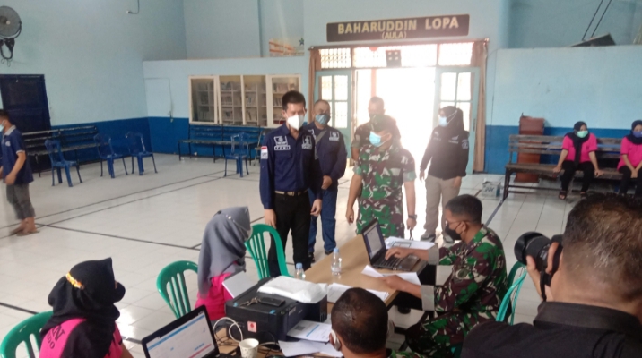 Penghuni Rumah Tahanan Rutan Kelas II-B Situbondo Divaksinasi