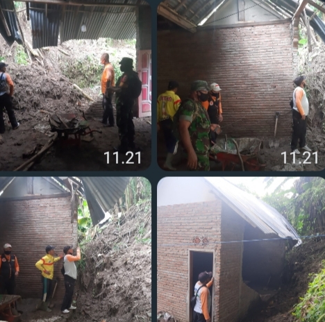 Ditinggal ke Rumah Mertua, Dapur Rumah Warga Mlandingan Ambruk