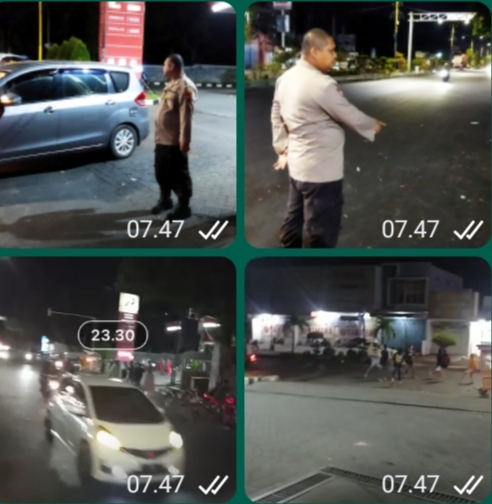 Dua Kelompok Pemuda Bermotor Tawuran Didepan Pom Bensin Panji