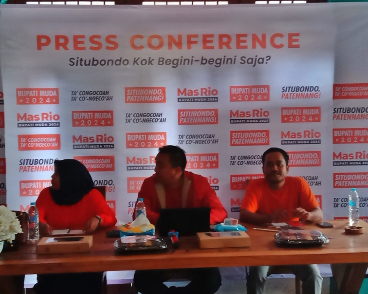 Gelar Press Confrence, Cabup Muda 2024 Prihatin Dengan Kondisi Situbondo yang Begini-begini saja