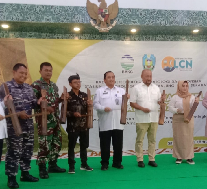 BMKG Gelar Sekolah Cuaca Lapang Nelayan di Gedung Serba Guna Kawasan Wisata Pasir Putih