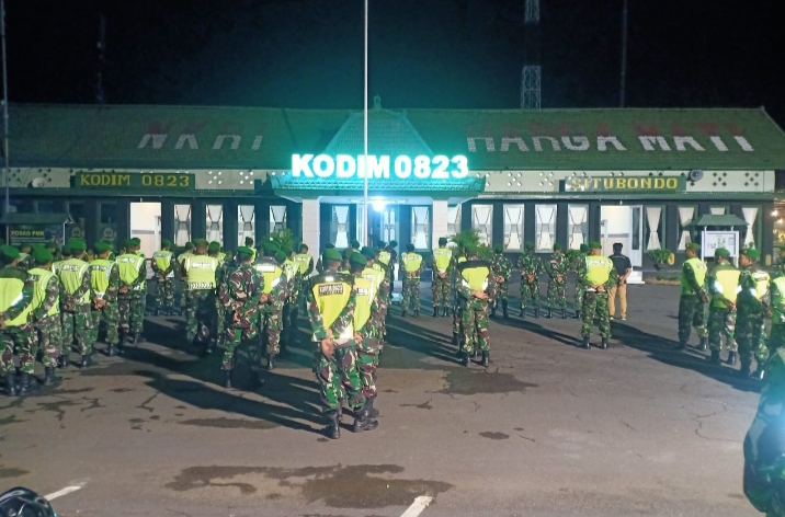 Pastikan Malam Pergantian Tahun Aman dan Terkendali, Personel Kodim 0823 Apel Siaga On Call