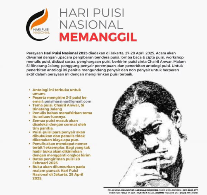 Hari Puisi Nasional Memanggil