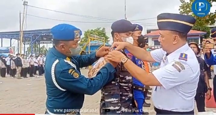 Apel Siaga dan Pembukaan Posko Angkutan Laut Jelang Nataru di Pelabuhan Nusantara Pare -pare