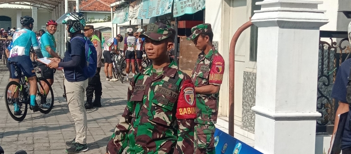 Kapten Inf Basuki Rahmad, S. Sos Kerahkan Anggotanya Dalam Pengamanan 