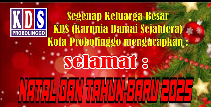KDS Kota Probolinggo Mengucapkan Selamat Hari Raya Natal 2024 dan Tahun Baru 2025