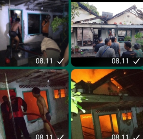 Kebakaran Dua Rumah di Lingkungan DAM Situbondo Telan Kerugian Rp 100 Juta