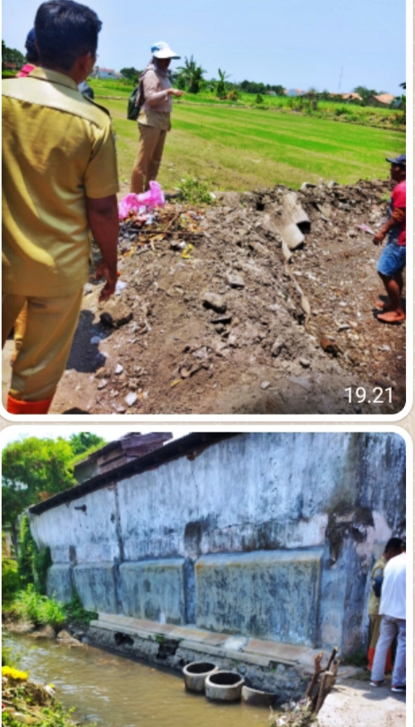 Kepala Bidang Pengairan Dinas PUPR kabupaten Situbondo Turun ke Lokasi