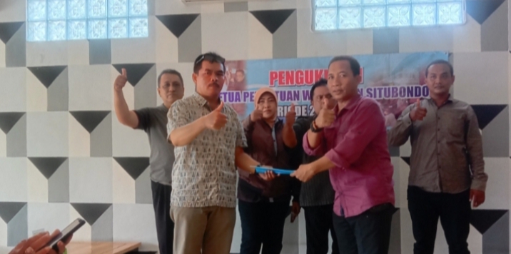 Pengukuhan dan Pergantian Ketua dan Wakil Ketua Persatuan Wartawan Situbondo