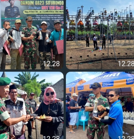 Kodim 0823 Gelar Lomba Burung Perkutut Dandim Club Dengan Tema 