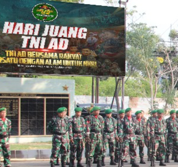Kodim 0823 Situbondo Memperingati Hari Juang TNI AD ke - 78 