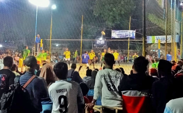 Koramil 0823/02 Panji Bersama Polsek Pantau Turnamen