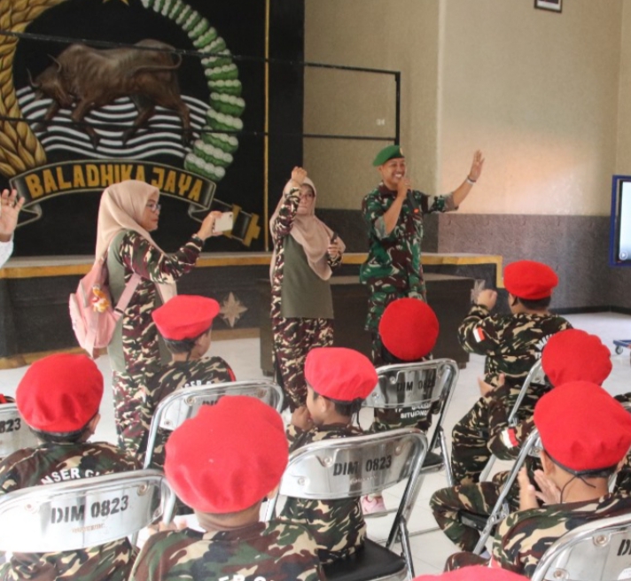 Kunjungan Spesial TK Muslimat NU 01 Panji ke Kodim 0823 Situbondo