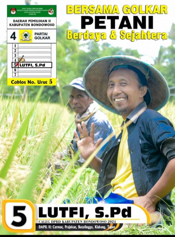 Lutfi, S.Pd Bersama Petani Menuju Bondowoso Maju