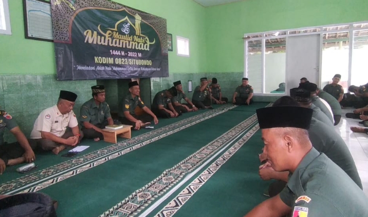 Maulid Nabi Muhammad SAW di Makodim 0823 Situbondo