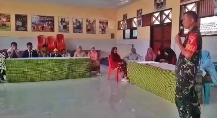 Serma Sudarmana Perkuat Kebangsaan dan Kebhinekaan di SMP 6 Talkandang
