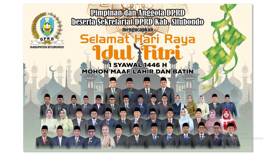 Mengucapkan Selamat Hari Raya Idul Fitri 1 Syawal 1446 Hijriyah, Mohon Maaf Lahir dan Batin