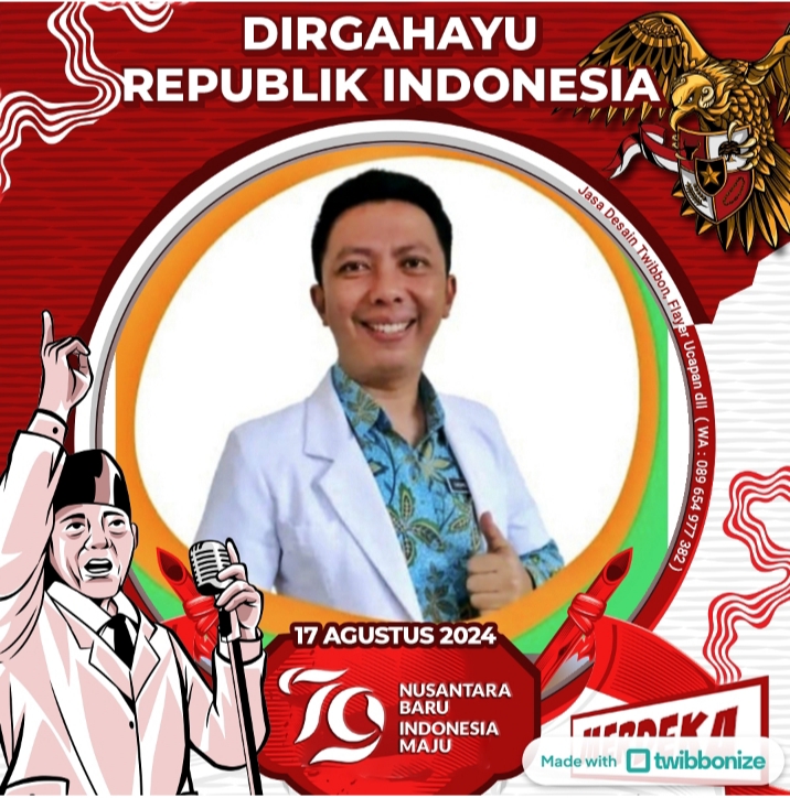 Direktur RSUD Asembagus Situbondo, dr. Sudharmono Mengucapkan Selamat Hari Ulang Tahun RI ke 79