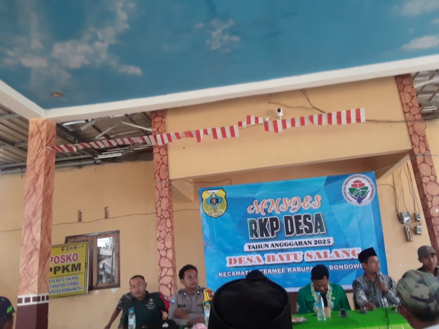 Musdes RKP Desa Tahun Anggaran 2025 Di Balai Desa Batu Salang