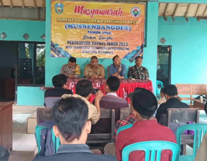 Musrenbang Percepatan Pembangunan di desa Taman Kursi