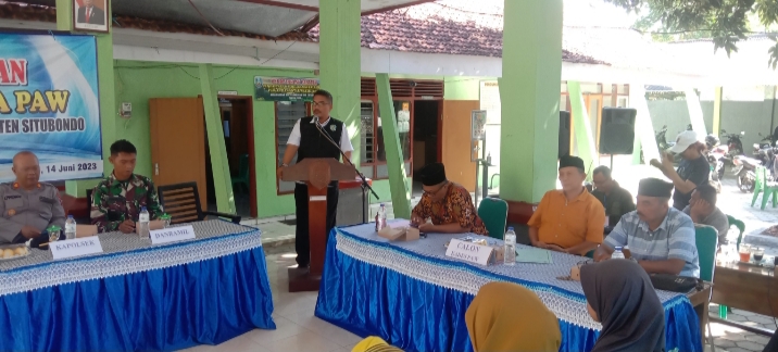 Musyawarah Desa Penetapan Calon Kepala Desa PAW Paowan Telah Berlangsung