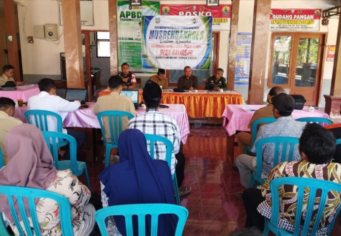 Musyawarah Perencanaan dan Pembangunan Desa Kalirejo Kecamatan Sumber Malang