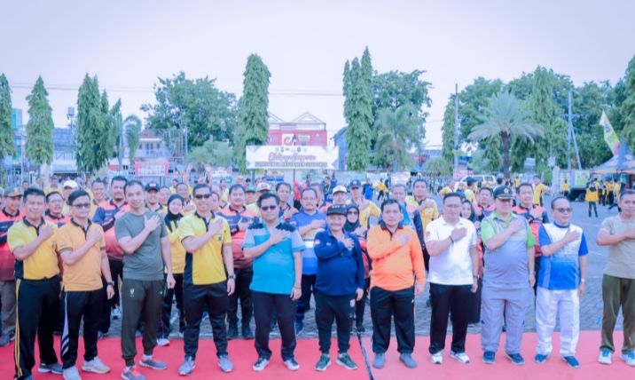 Olahraga Bersama Forkopimda Situbondo Tingkatkan Sinergitas TNI Polri dan Pemkab