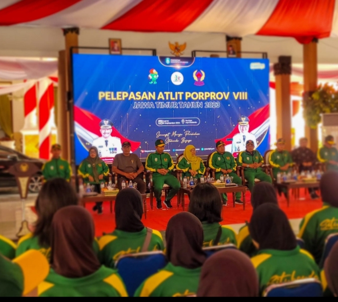 Para Atlet Porprop Jatim 2023 Dilepas Oleh Wakil Bupati Situbondo