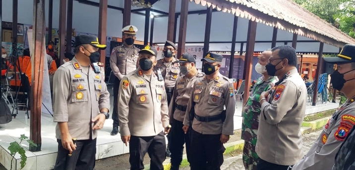 Kapolres Situbondo Bertolak ke Lumajang, Patroli Kontijensi Pantau Awan Panas Guguran Gunung Semeru