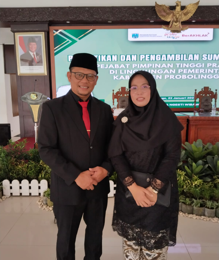 Pelantikan dan Pengambilan Sumpah Janji Penjabat Pimpinan Tinggi Pratama di Pemkab Probolinggo