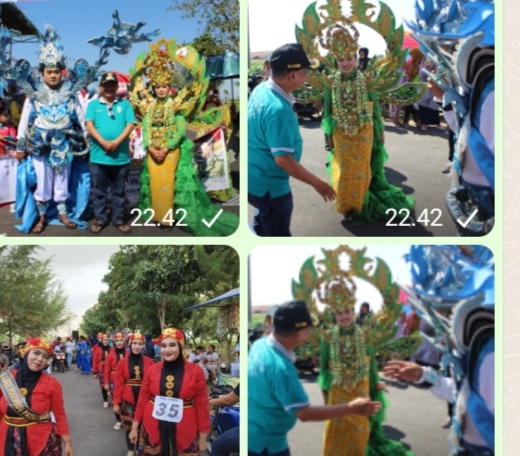 Pemdes Duwet Kecamatan Panarukan Gelar Karnaval dan Gerak Jalan Unik, Mengusung Budaya Lokal