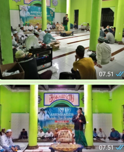 Pemerintah Desa Asembagus Kecamatan Kraksaan Gelar Istighosah Rutinan ke - 10