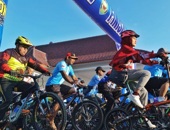 Pemkab Situbondo dan Satpol-PP Gelar Gowes Bareng Ribuan Warga