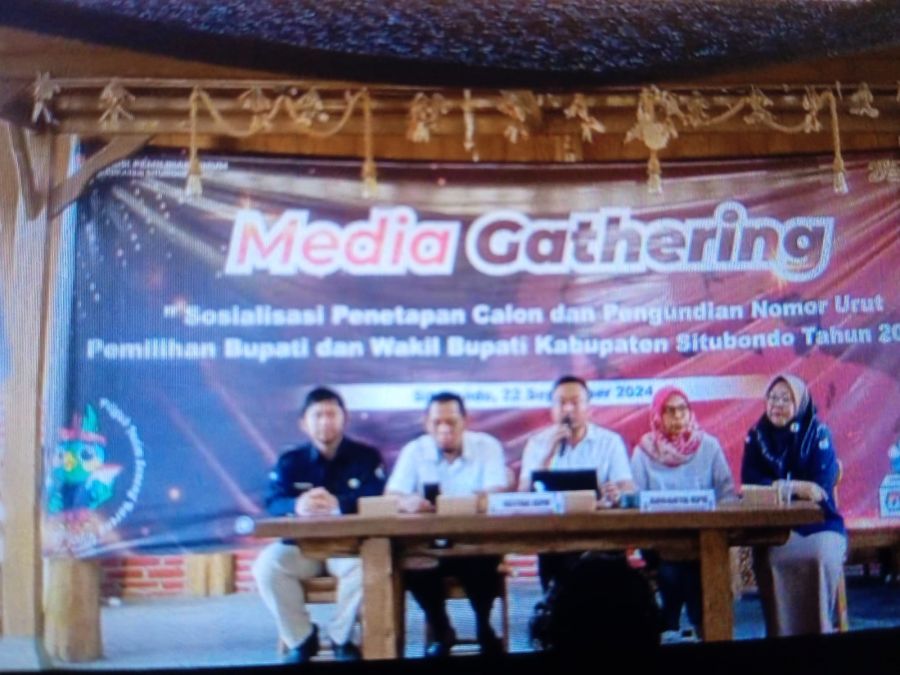 Penetapan Calon dan Pengundian Nomor Urut Pemilihan Bupati dan Wakil Bupati Situbondo 2024