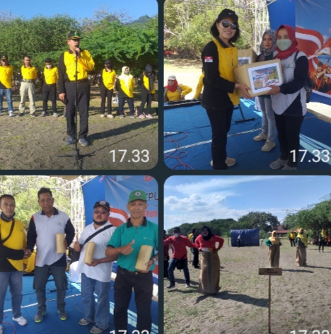 HUT Kemerdekaan RI ke 77, Perhutani Bondowoso Gelar Berbagai Lomba di Beach Forest