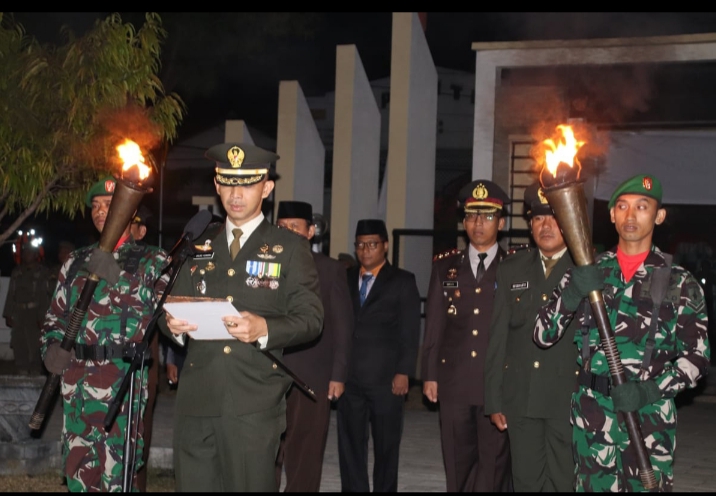 Peringatan HUT Kemerdekaan RI ke 78 di Taman Makam Pahlawan Situbondo