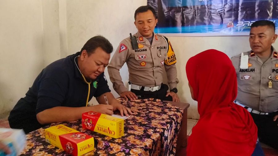 Peringati HUT Lantas Bhayangkara ke 69, Satlantas Gelar Bakti Sosial dan Bakti Kesehatan