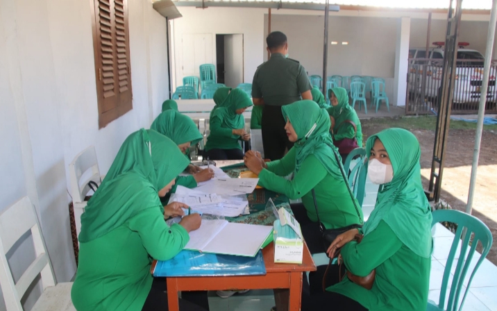 Persit Kartika Chandra Kirana Cabang XXXVII Kodim 0823 Ikuti Giat Test IFA
